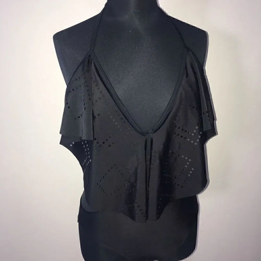 Black monokini bikini   